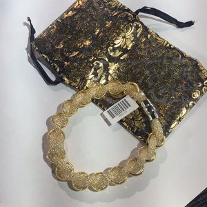 Silver gold plated bracelet
